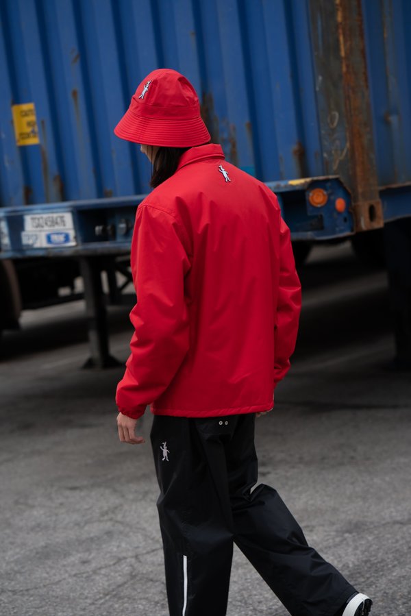 Marni DANCE BUNNY Nylon Coach Jacket - Red | Garmentory