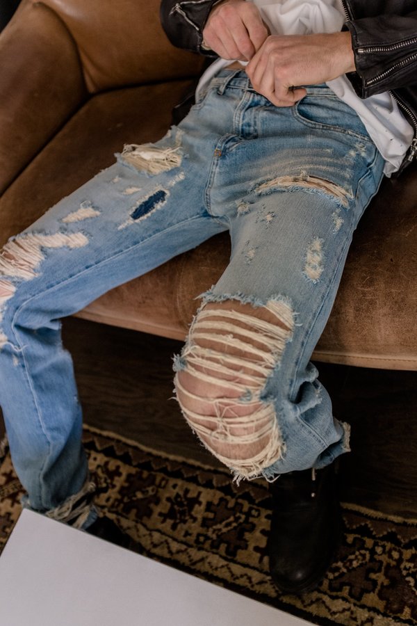 Faith Connexion Destroyed LA Relaxed Fit Denim | Garmentory