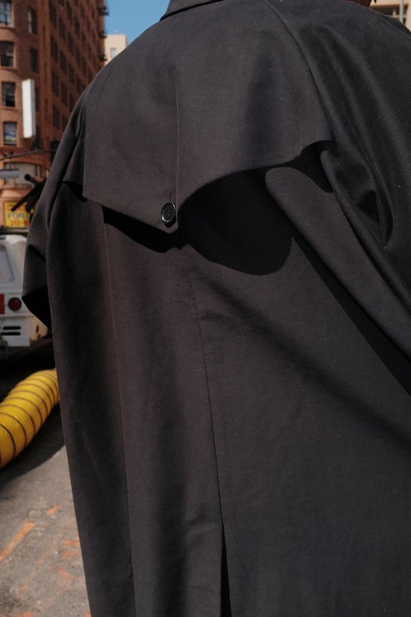 Kidill Inferno Print Mac Coat