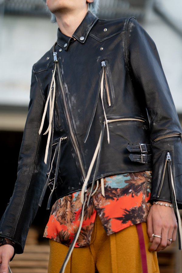 Bed J.W. Ford Michelle Leather Biker Jacket | Garmentory
