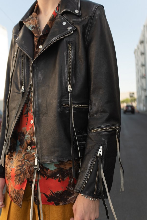 Bed J.W. Ford Michelle Leather Biker Jacket | Garmentory