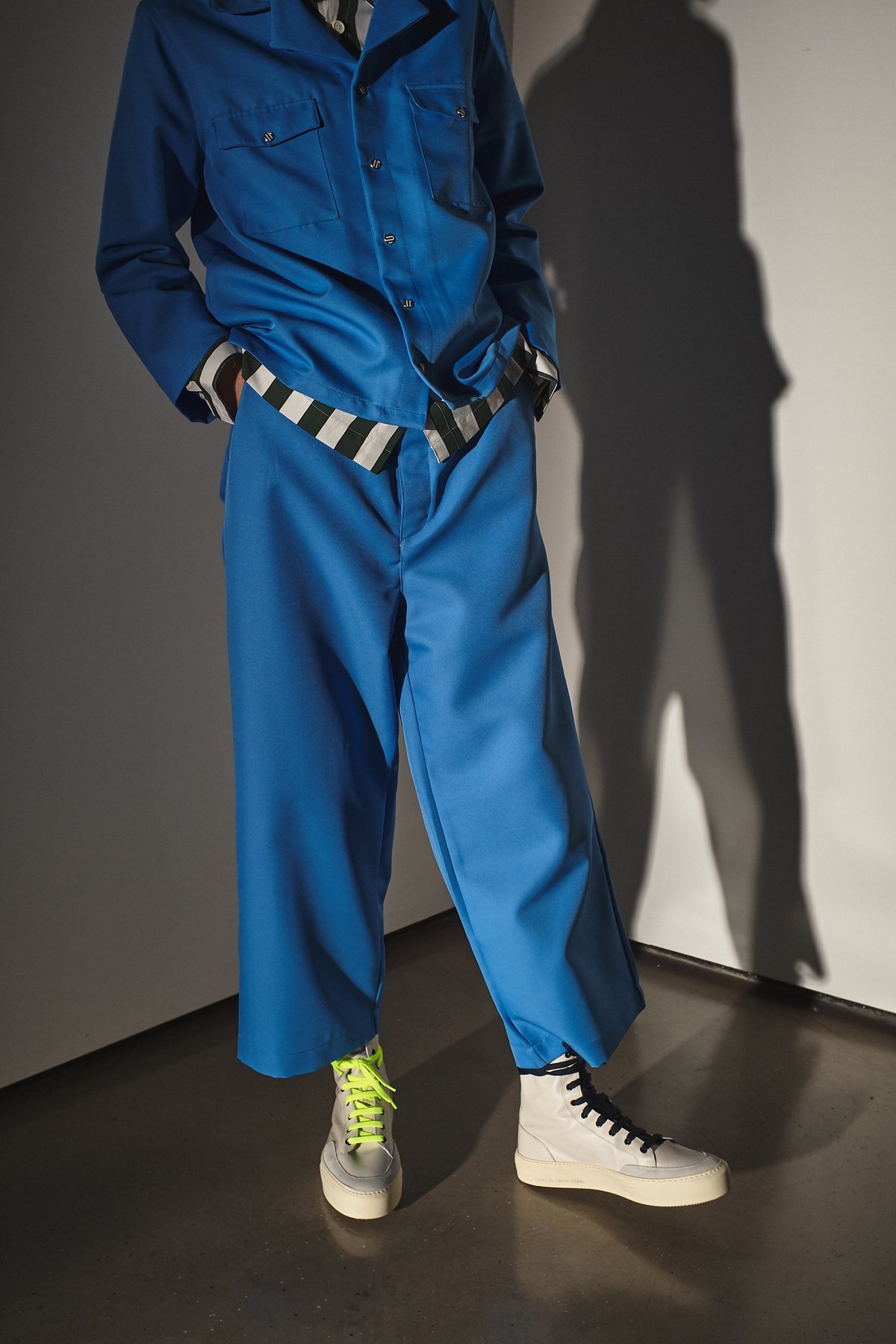 Sunnei Cropped Wide Leg Trouser - Light Blue - Image 8 of 8