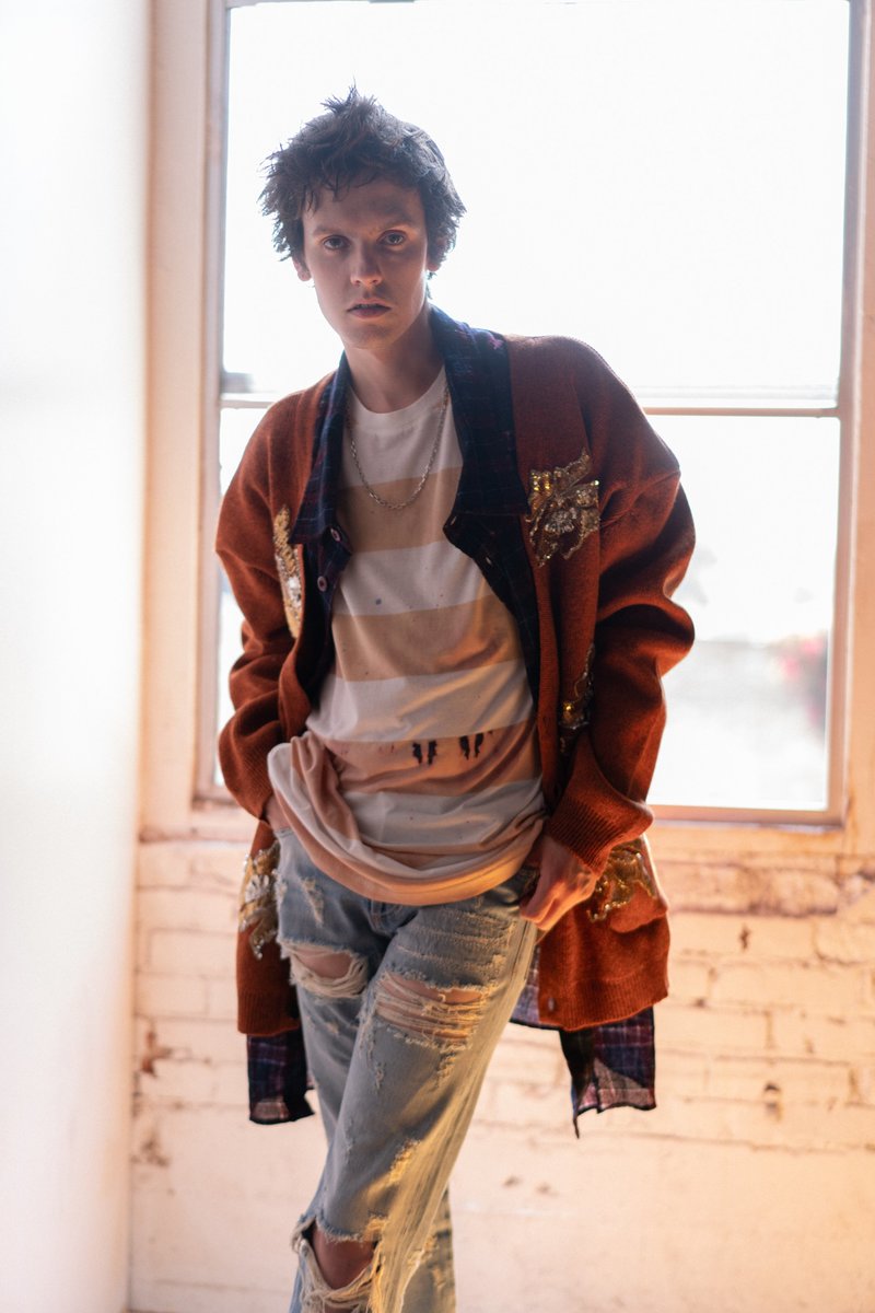 Faith Connexion Oversized Embroidered Knit Cardigan | Garmentory