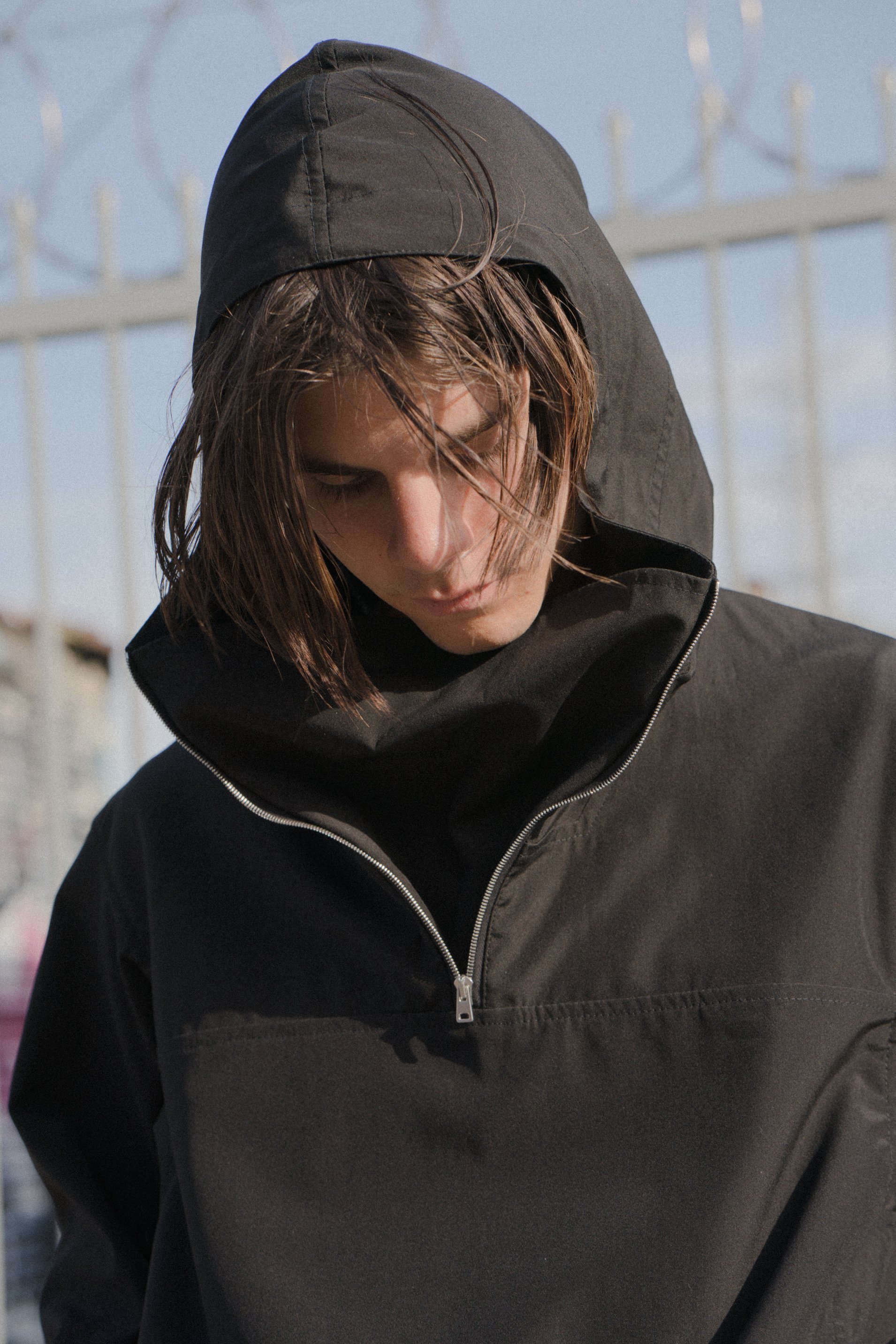 ジャケット・アウター Mackintosh0003 Pullover-Zip-Front-Anorak-