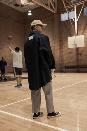 Camiel Fortgens Rubberized Football Mackintosh Coat - BLUE Camiel Fortgens Rubberized Football Mackintosh Coat - BLUE
