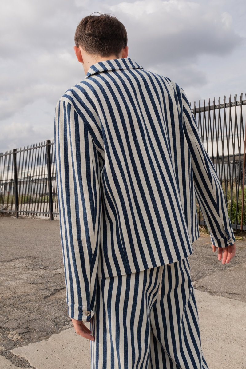 ジャケット・アウター LOEWE stripe seersucker blouson LOEWE stripe seersucker blouson