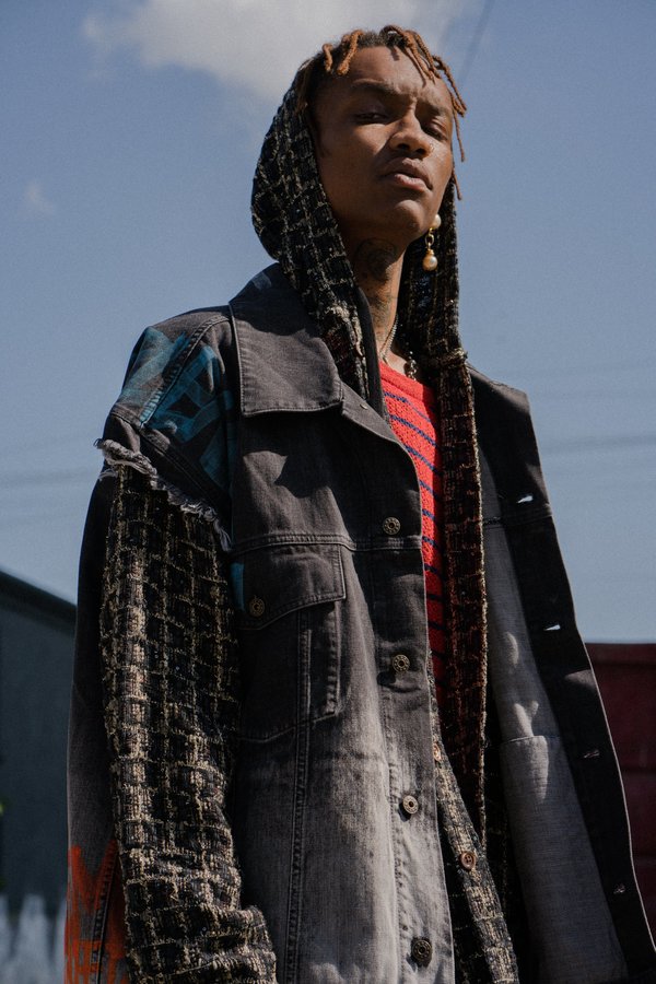 Faith Connexion Tag Oversized Sleeveless Denim Jacket Garmentory