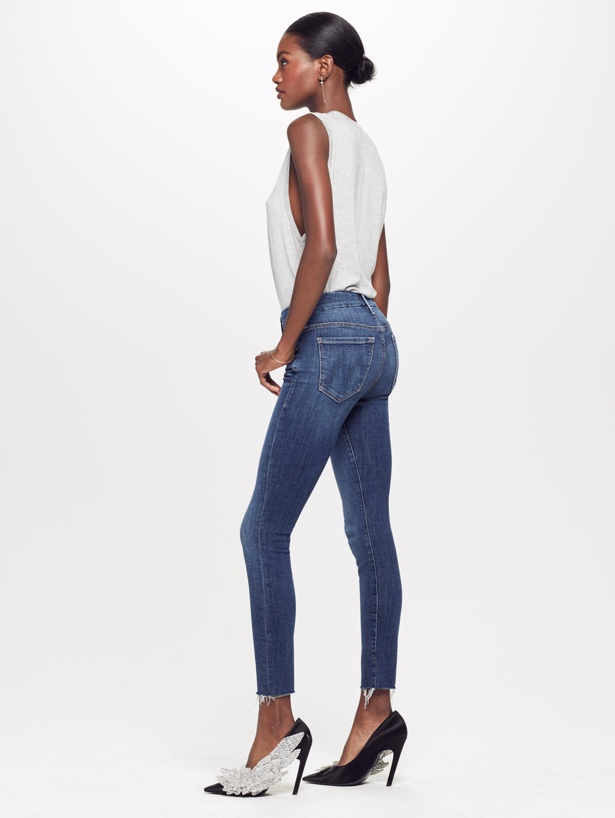 MOTHER LOOKER ANKLE FRAY GIRL CRUSH マザー NWT Mother Denim The Looker Ankle Fray, Girl Crush, As Seen