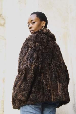 Bird On A Wire Vintage Calf Wool Coat - Dark Brown Bird On A Wire Vintage Calf Wool Coat - Dark Brown