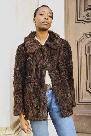 Bird On A Wire Vintage Calf Wool Coat - Dark Brown Bird On A Wire Vintage Calf Wool Coat - Dark Brown