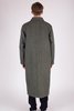 Four Horsemen Long Wool Car Coat - Forest Check - Thumbnail 4