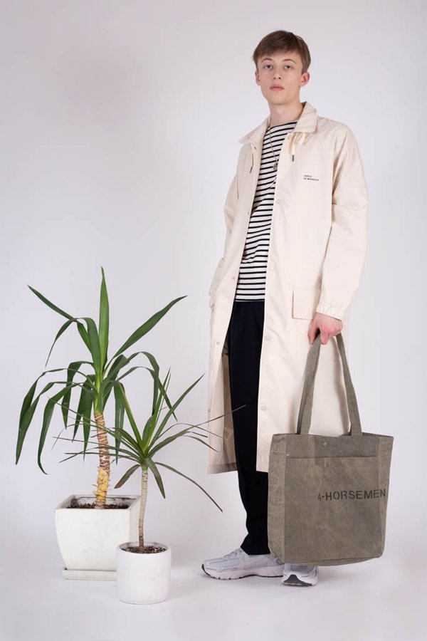 Four Horsemen Waxed Canvas Military Tote Bag