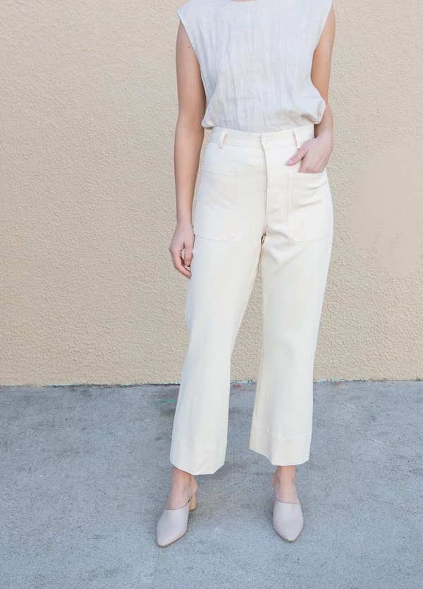 Sasha Darling Sailor Jean Pants - Natural Sasha Darling Sailor Jean Pants - Natural