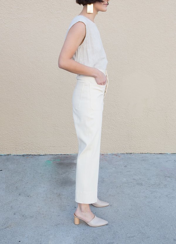 Sasha Darling Sailor Jean Pants - Natural Sasha Darling Sailor Jean Pants - Natural