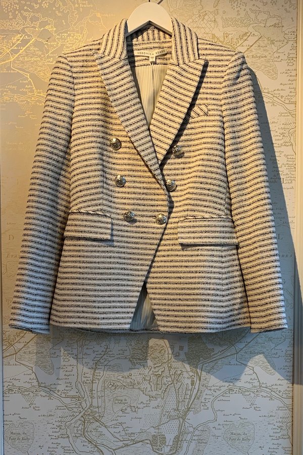 veronica beard striped dickey