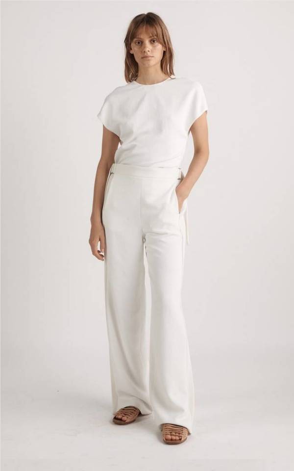Dion Lee Corrugated Pleat Pant - Ivory | Garmentory