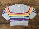 Jumper 1234 Cashmere Crew - Rainbow Grey - Thumbnail 1
