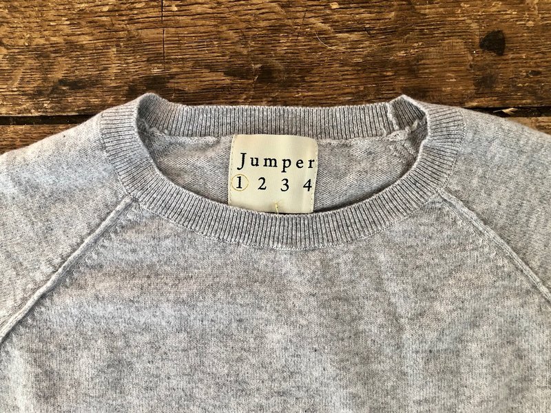 Jumper 1234 Cashmere Crew - Rainbow Grey