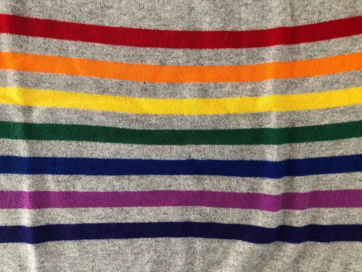 Jumper 1234 Cashmere Crew - Rainbow Grey - Image 6 of 6