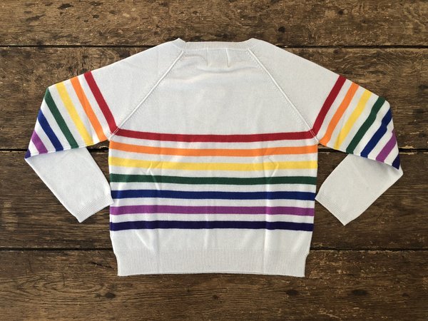 Jumper 1234 Cashmere Crew - Rainbow Oyster Jumper 1234 Cashmere Crew - Rainbow Oyster