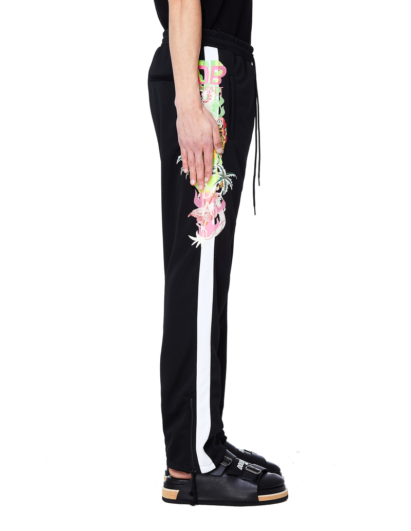 Doublet Chaos Embroidery Track Pants - Black | Garmentory
