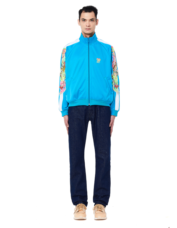 Doublet Chaos Embroidery Track Jacket - Blue | Garmentory
