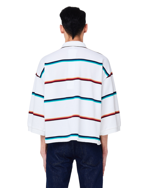 Doublet Oversized Hologram Patch Cotton Polo T-Shirt | Garmentory