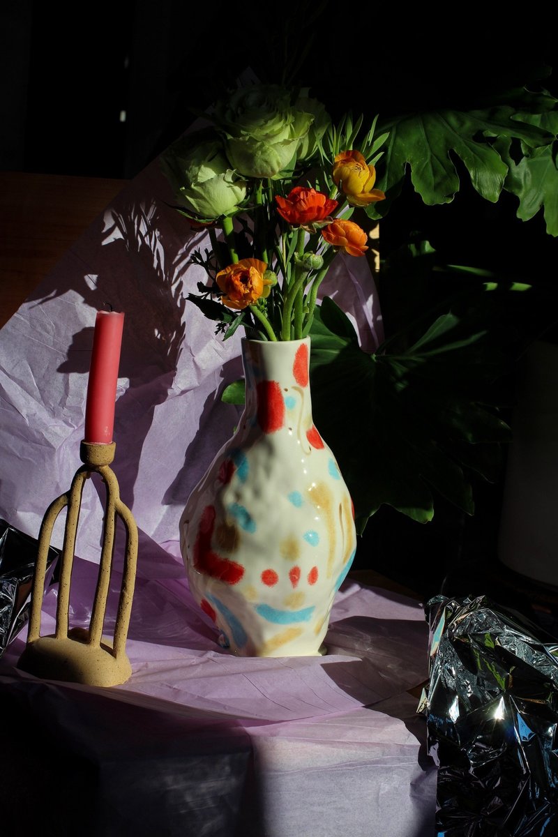 Hay Jessica Hans Stoneware Miró Vase | Garmentory