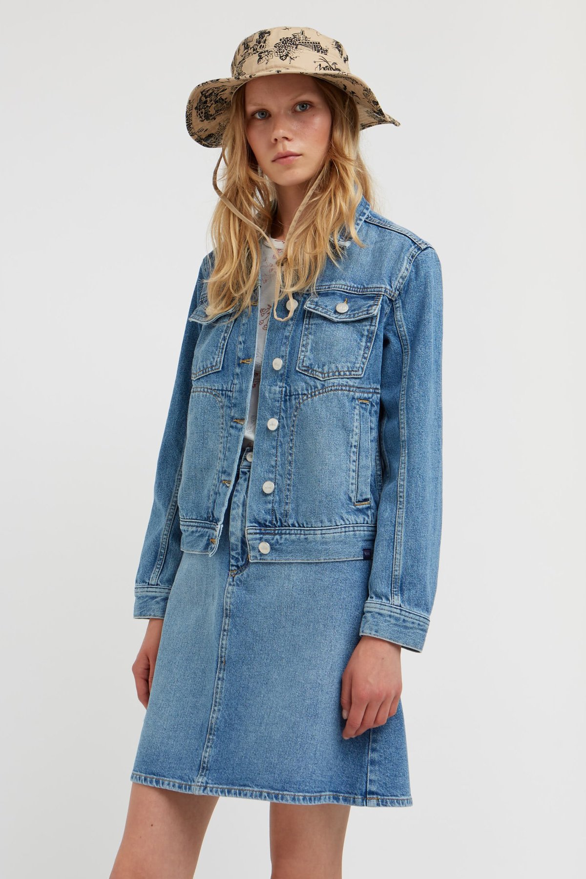 Wood Wood June Jacket - Classic Blue - Image 2 of 4