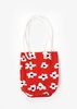Pura Utz Flower Beaded Bag - Red - Thumbnail 4