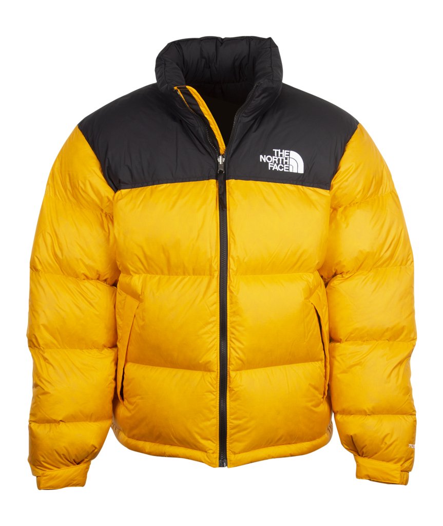 the north face 1996 retro nuptse jacket orange