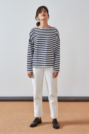 Kowtow Building Block Breton Sweater Kowtow Building Block Breton Sweater