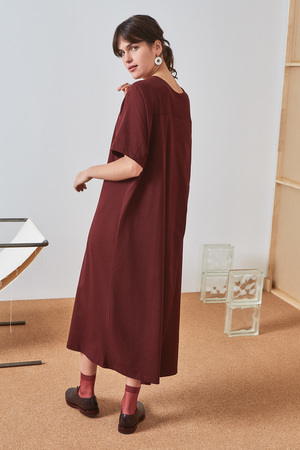 Kowtow Building Block Pleat Dress Kowtow Building Block Pleat Dress