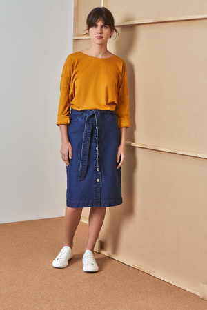 Kowtow Building Block Relaxed Long Sleeve Top Kowtow Building Block Relaxed Long Sleeve Top