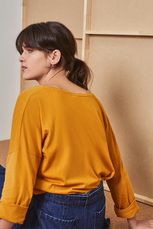 Kowtow Building Block Relaxed Long Sleeve Top Kowtow Building Block Relaxed Long Sleeve Top