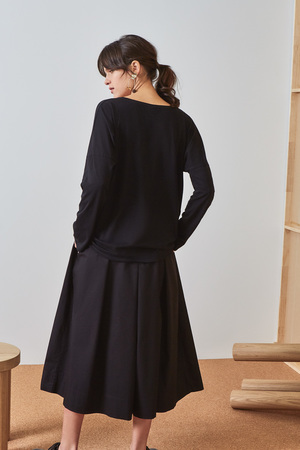 Kowtow Building Block Relaxed Long Sleeve Top Kowtow Building Block Relaxed Long Sleeve Top
