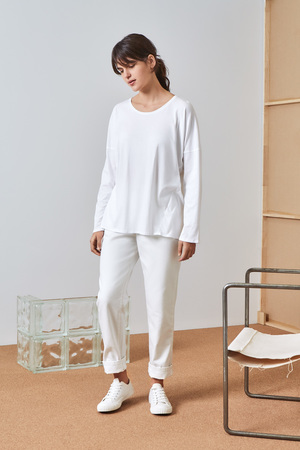 Kowtow Building Block Relaxed Long Sleeve Top Kowtow Building Block Relaxed Long Sleeve Top