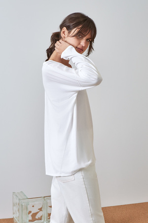 Kowtow Building Block Relaxed Long Sleeve Top Kowtow Building Block Relaxed Long Sleeve Top