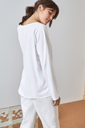 Kowtow Building Block Relaxed Long Sleeve Top Kowtow Building Block Relaxed Long Sleeve Top