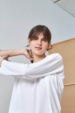 Kowtow Building Block Relaxed Long Sleeve Top Kowtow Building Block Relaxed Long Sleeve Top