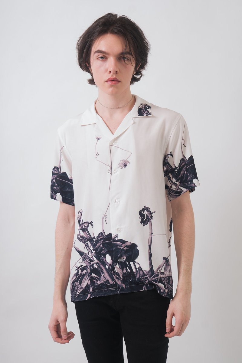 CHRISTIAN DADA × BuddyOptical :ARAKI Christian Dada Nobuyoshi Araki Shirt - Flower Print | Garmentory