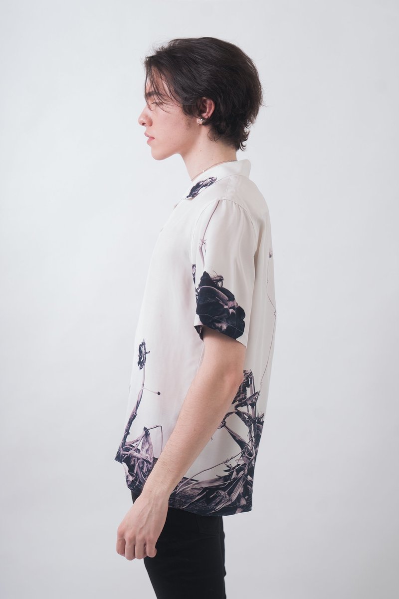 CHRISTIAN DADA × BuddyOptical :ARAKI Christian Dada Nobuyoshi Araki Shirt - Flower Print | Garmentory