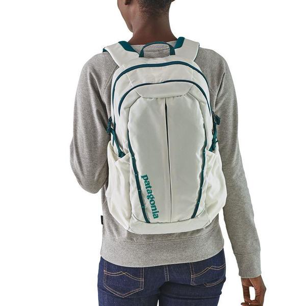 patagonia backpack white Weathered Stone Refugio Day Pack 26L access zippered main compartment offers ample space along with a zippered mesh pocket for internal organization Patagonia Black Hole Pack 32L