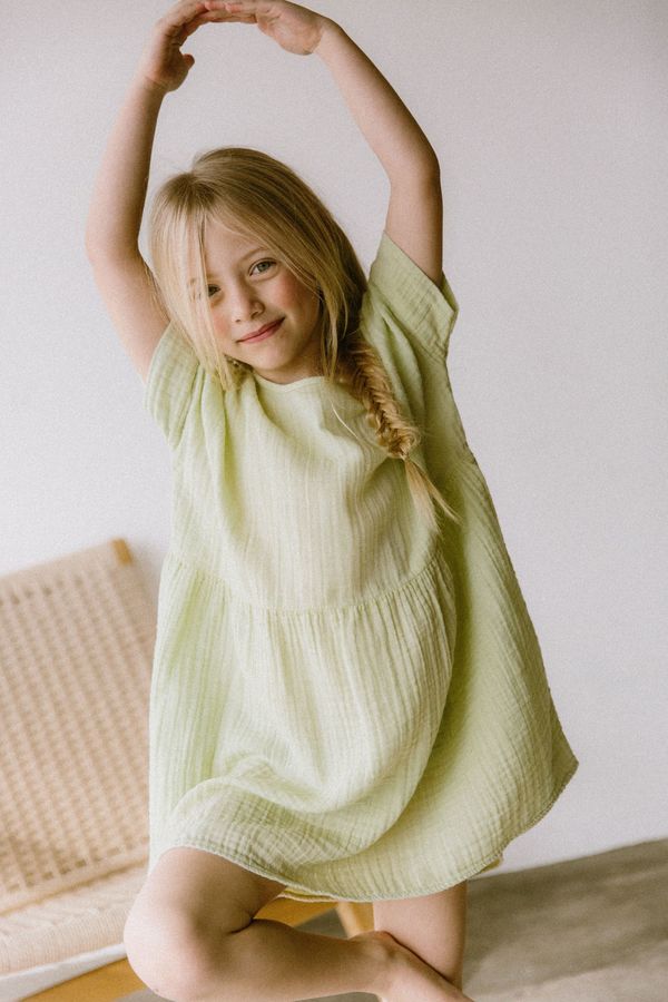 KIDS Boy+Girl Una Dress - Pistachio KIDS Boy+Girl Una Dress - Pistachio