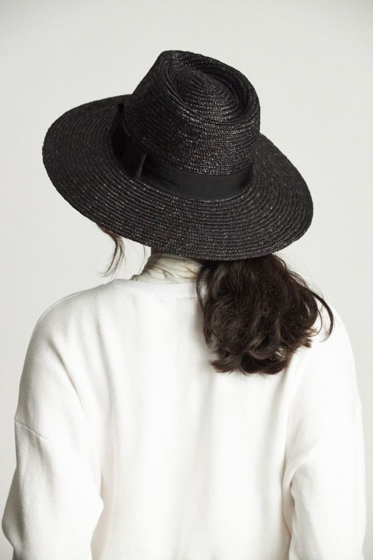 Brixton The Joanna Wide-brim Natural Straw Hat with Black Band Women main image 4