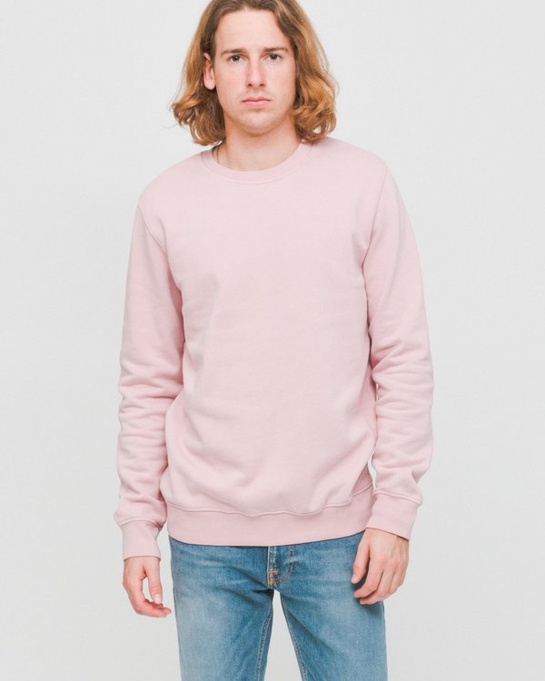 faded pink sweatshirt