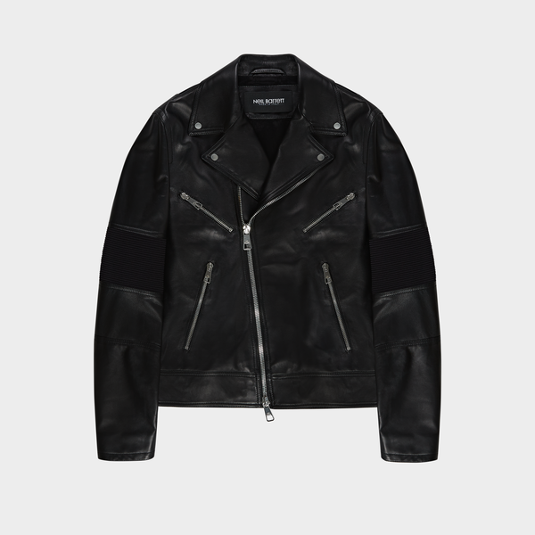 Neil Barrett Leather Biker Jacket - Black | Garmentory