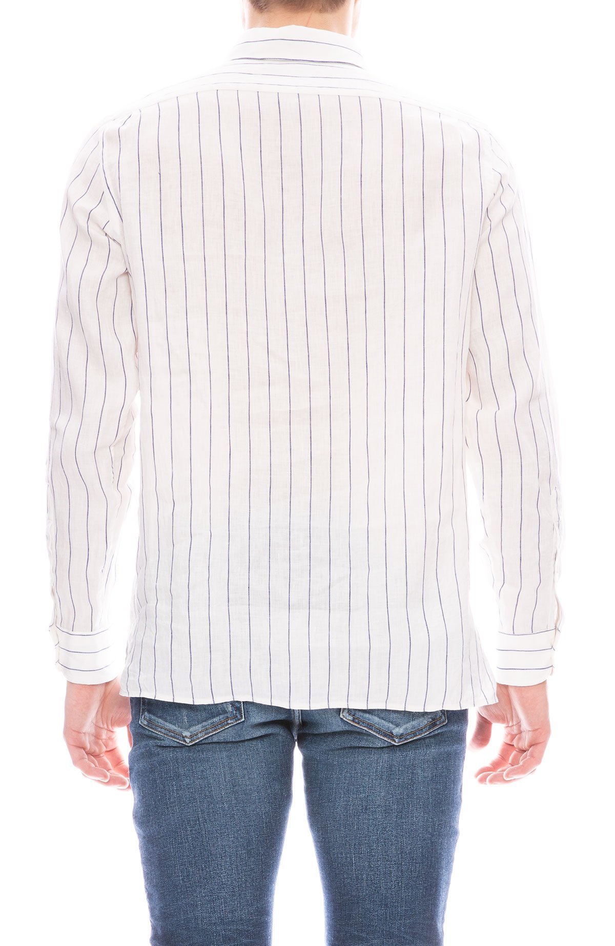 小物 COLOMBO FOR TOMORROWLAND 100% LINEN Color-Stripe-Linen-Shirt-