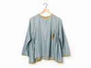 Pero Silk Blouse - Blue - Thumbnail 1