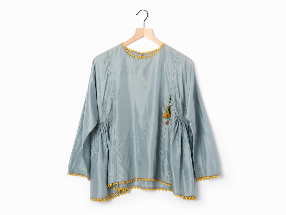 Pero Silk Blouse - Blue - Image 1 of 4
